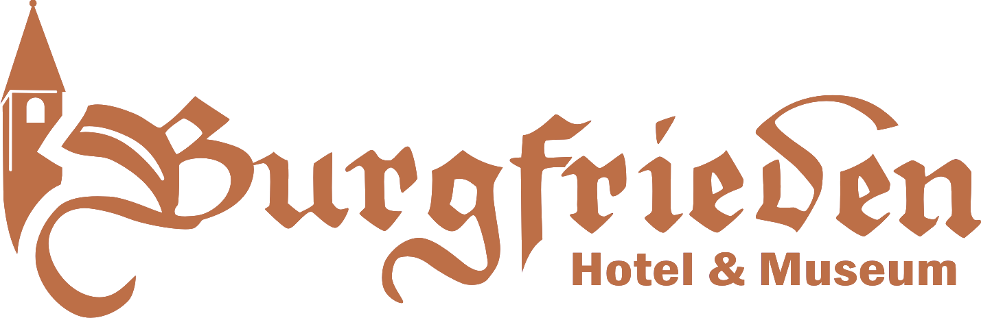 Logo Hotel Burgfrieden terracotta